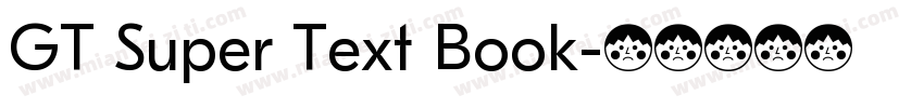 GT Super Text Book字体转换